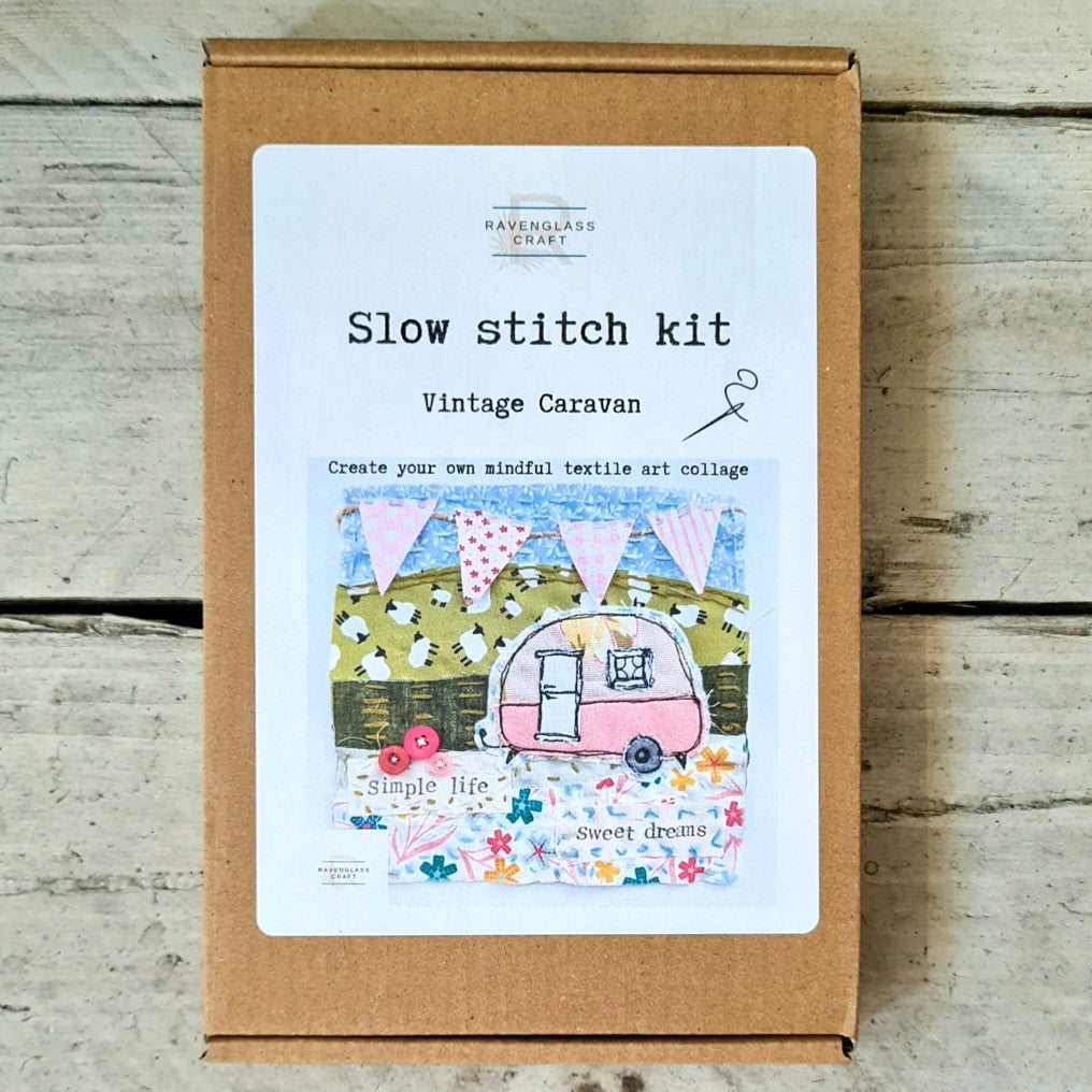 Vintage Caravan Slow Stitch Kit