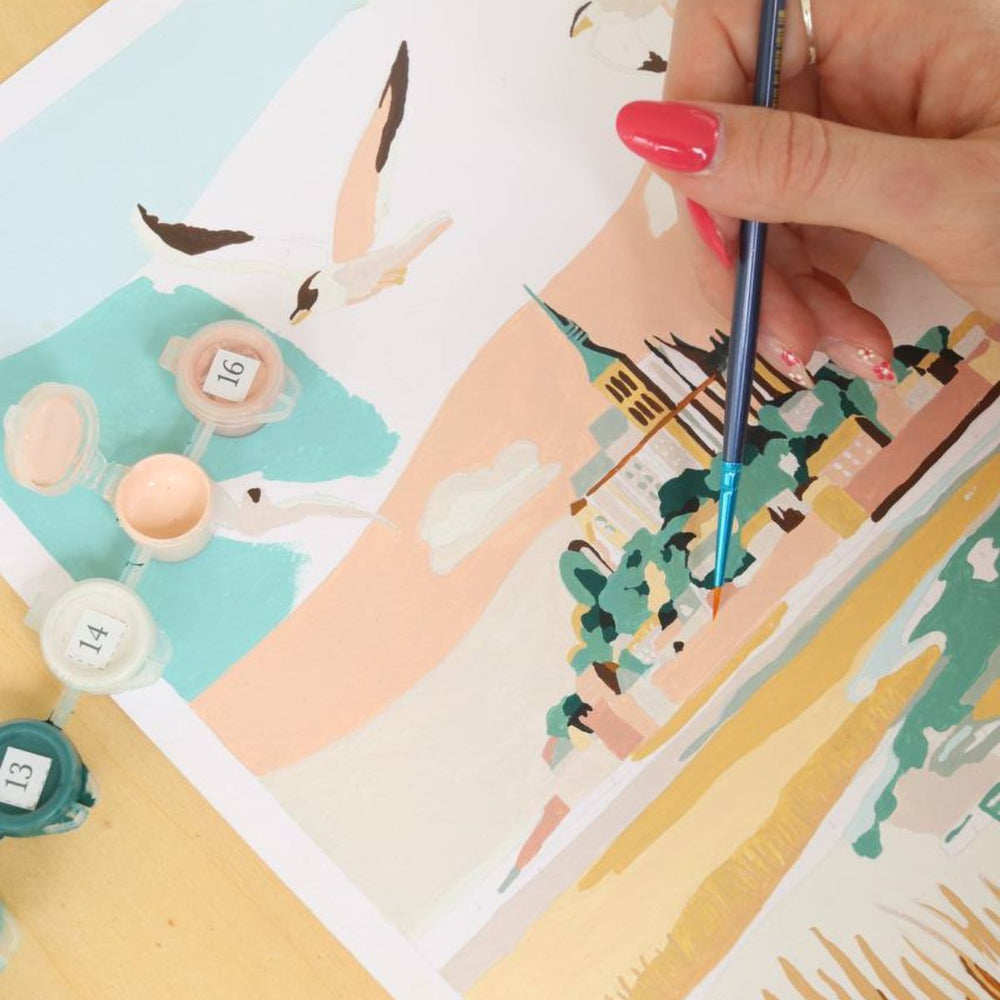Mont Saint-Michel Paint by Numbers Kit