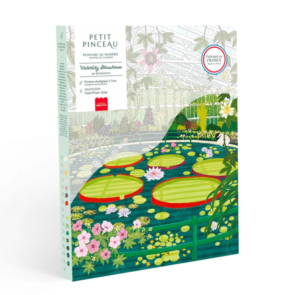 Waterlily Glasshouse Paint by Numbers Kit
