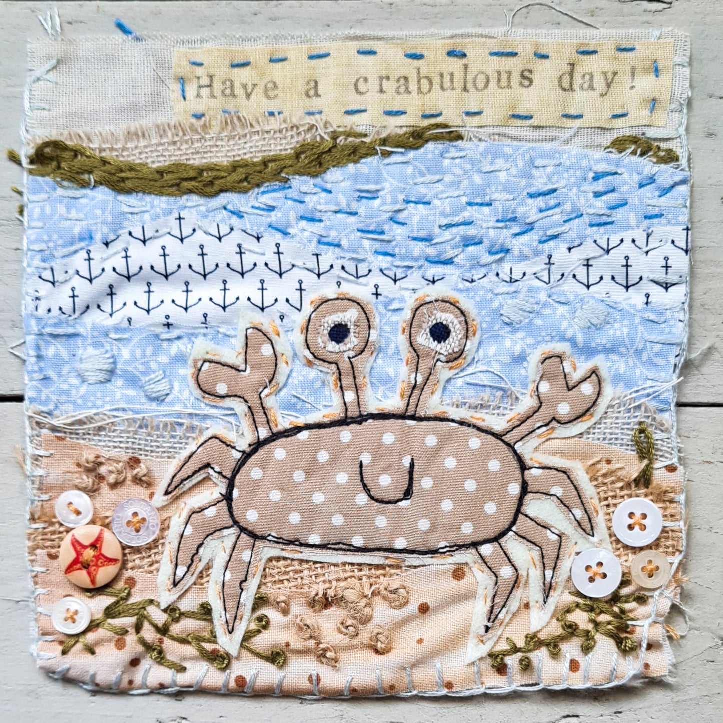 Crab Slow Stitch Kit