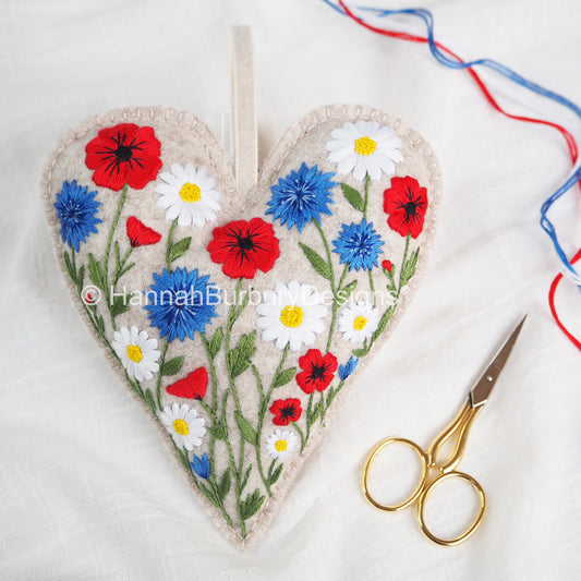 Elizabeth Heart Embroidery Kit