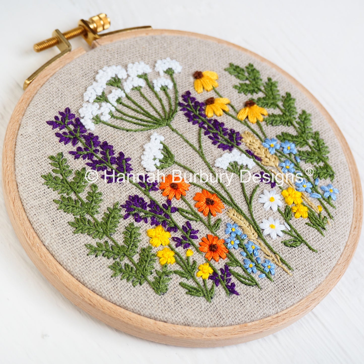 Florence Hoop Embroidery Kit