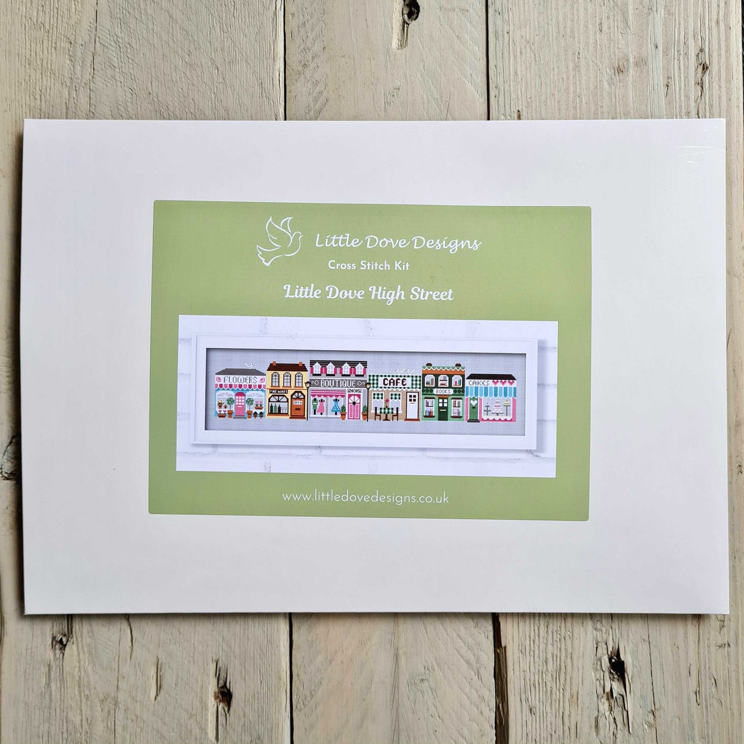 Little Dove High Street Cross Stitch Kit