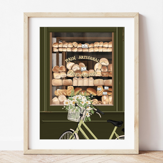 Parisian Bakery Paint by Numbers Kit