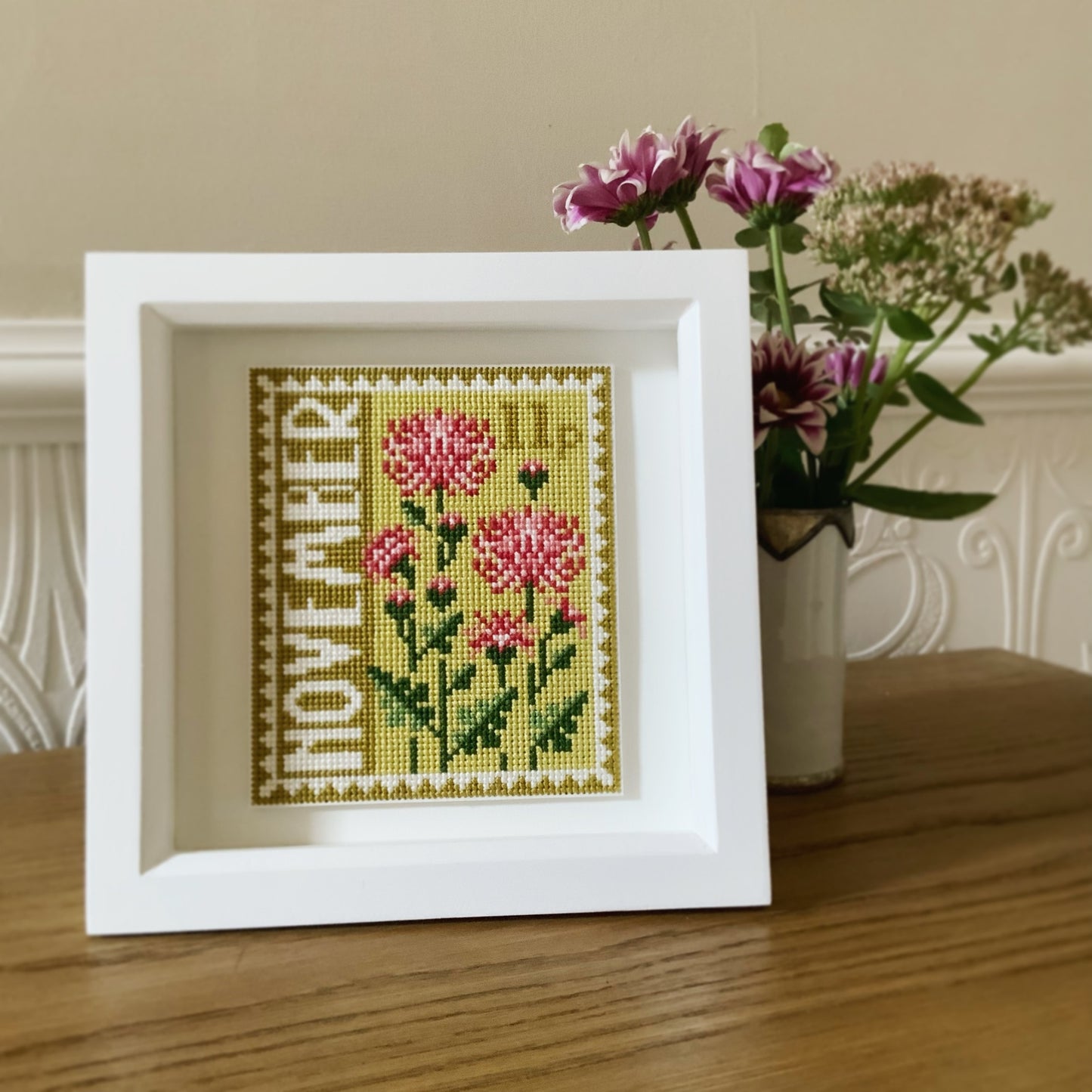 November Birth Month Stamp Cross Stitch Kit