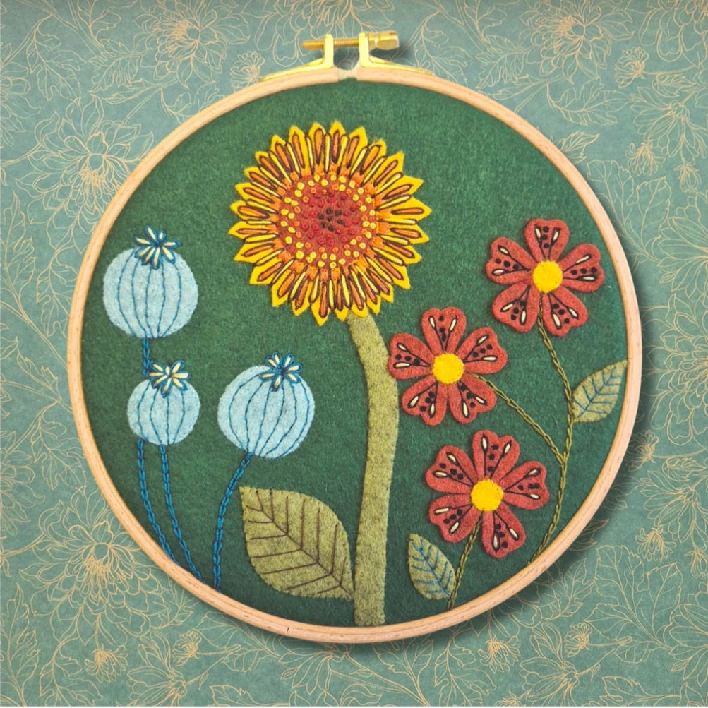 Botanical Appliqué Hoop Kit