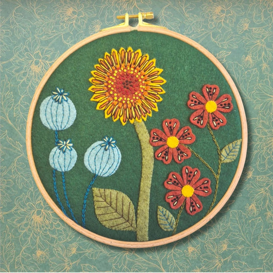 Botanical Appliqué Hoop Kit