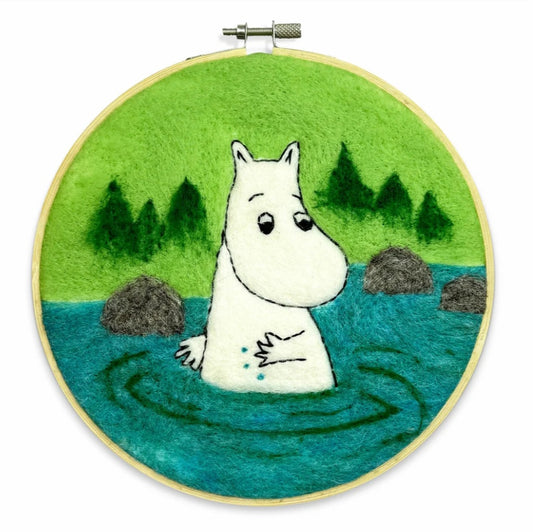 Moomintroll Dipping Needle Felting Kit