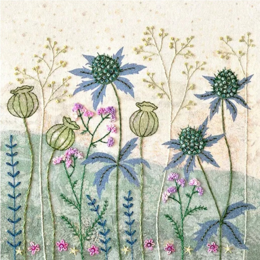 Sea Hollies Embroidery Kit