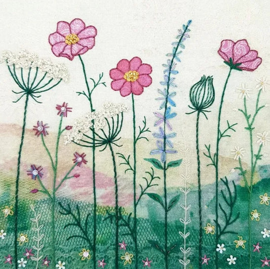 Summer Hedgerow Embroidery Kit