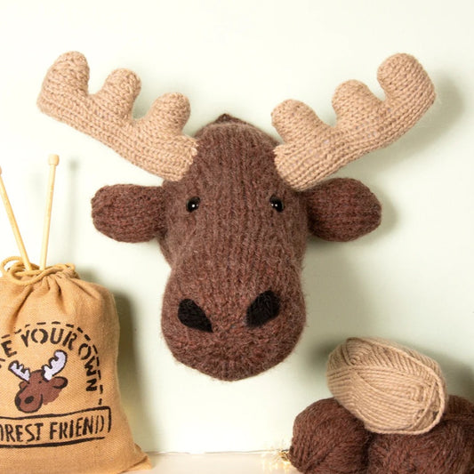 Giant Moose Knitting Kit