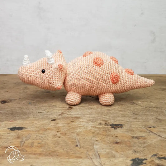 Triceratops Crochet Kit