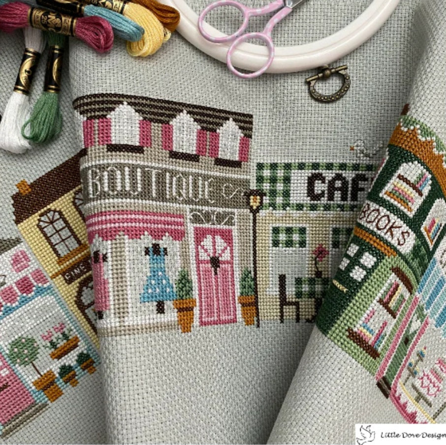 Little Dove High Street Cross Stitch Kit