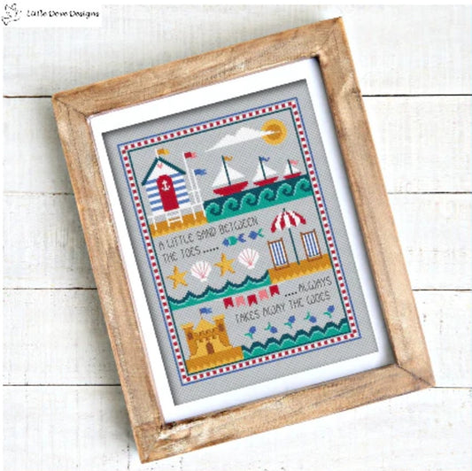 Sun, Sea and Sand Cross Stitch Kit