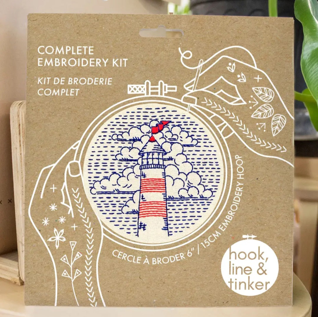 Lighthouse Embroidery Kit