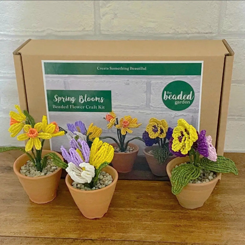 Spring Blooms Beaded Flower Kit