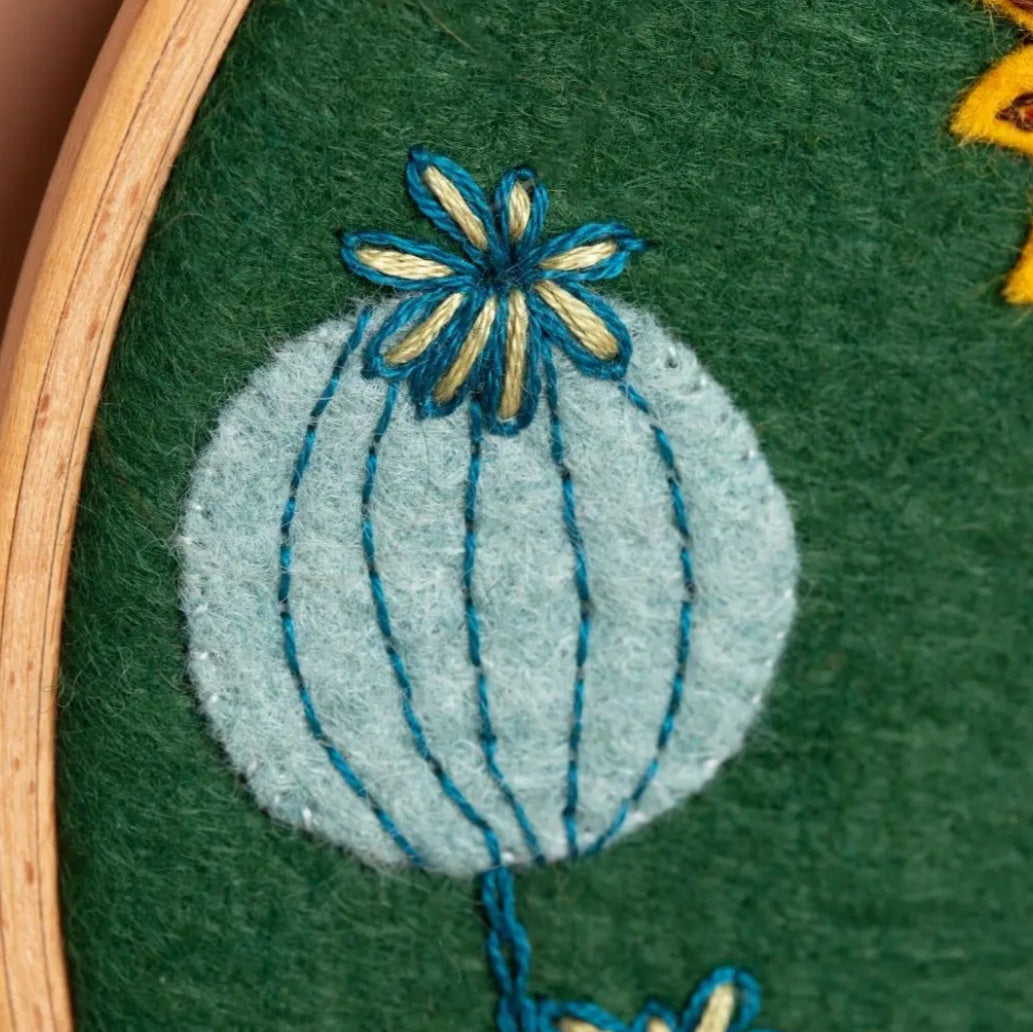 Botanical Appliqué Hoop Kit