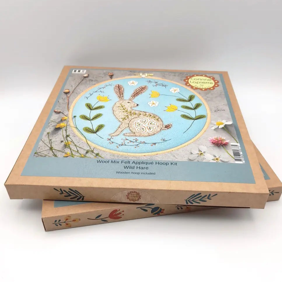 Wild Hare Appliqué Hoop Kit