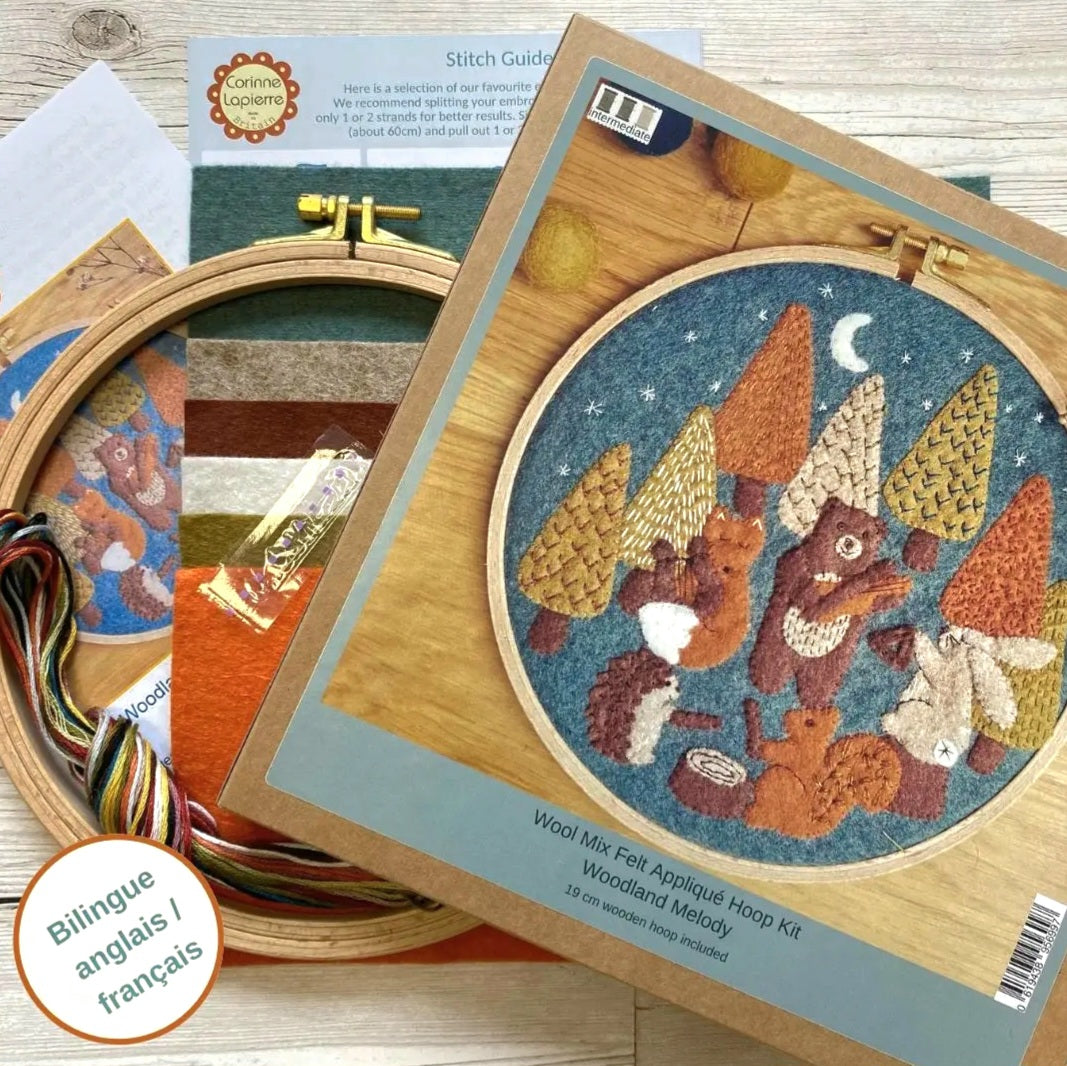 Woodland Melody Appliqué Hoop Kit