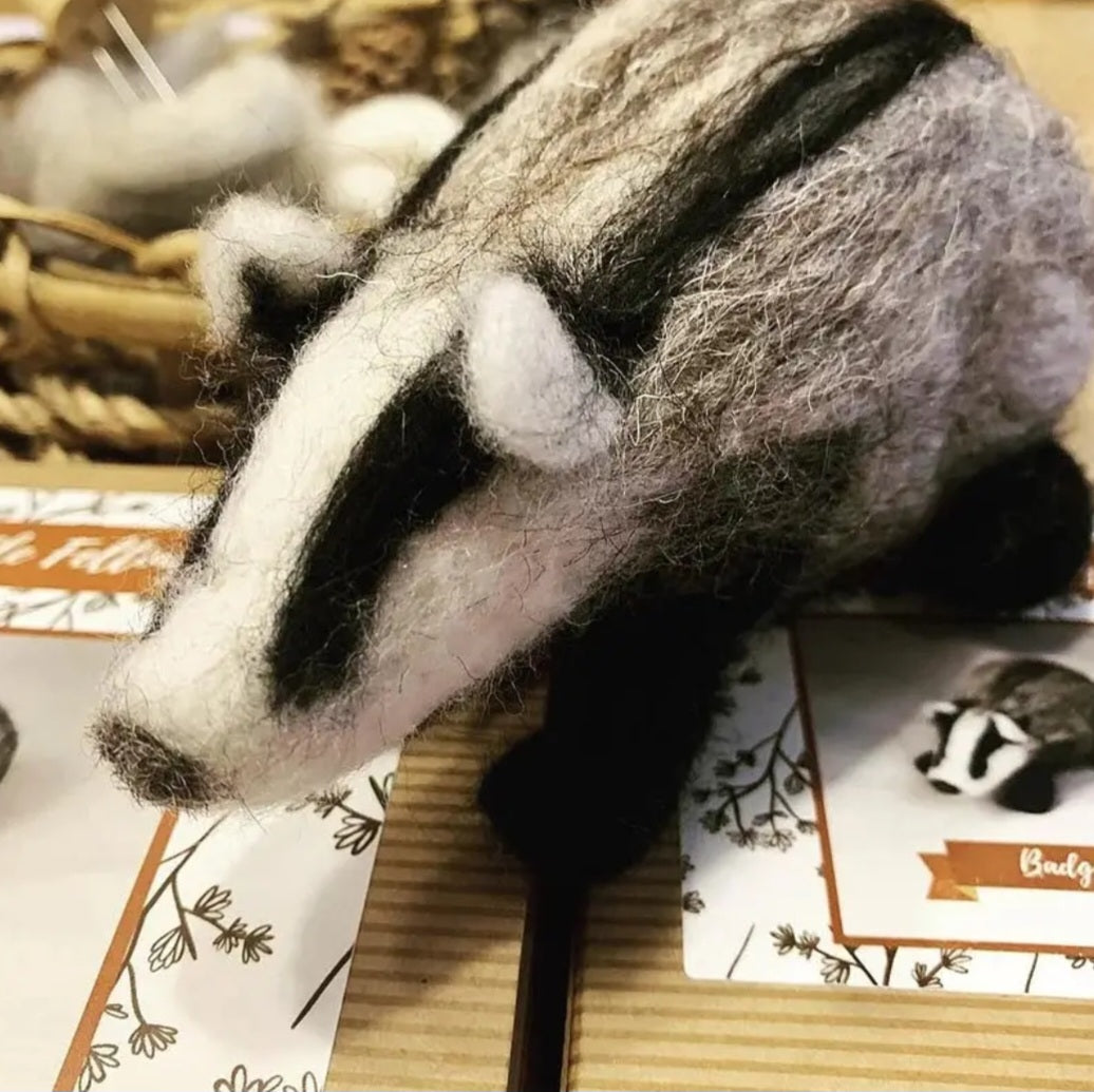 Badger Needle Felting Kit