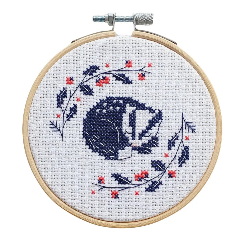 Badger Cross Stitch Kit