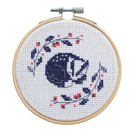 Badger Cross Stitch Kit