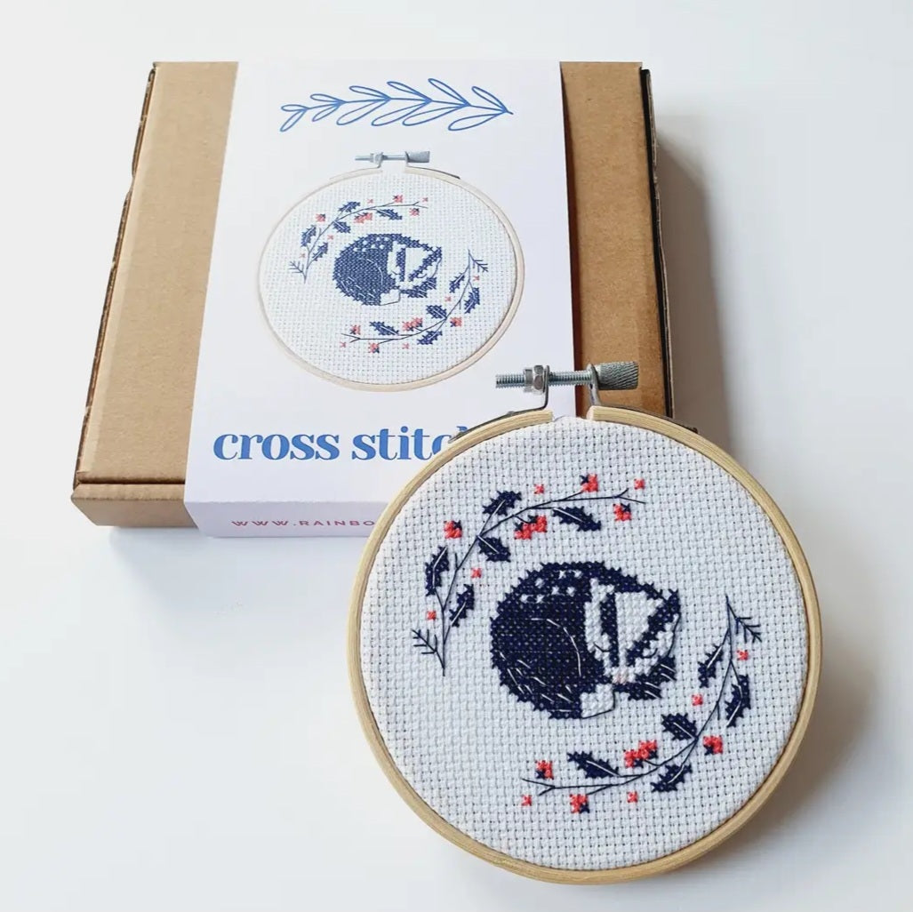 Badger Cross Stitch Kit