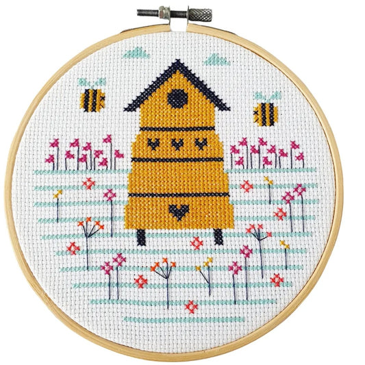 Beehive Cross Stitch Kit