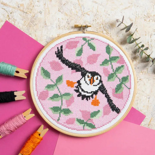 Puffin Cross Stitch Kit