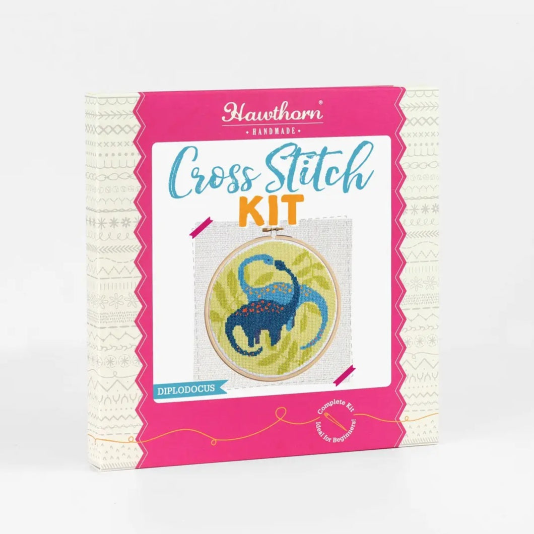 Diplodocus Cross Stitch Kit