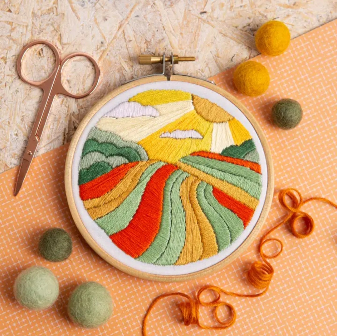 Harvest Time Mini Embroidery Kit