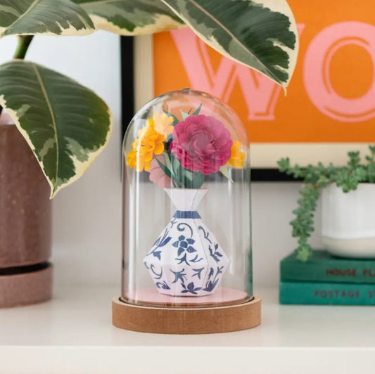 Flowers and Vase Paper Craft Kit