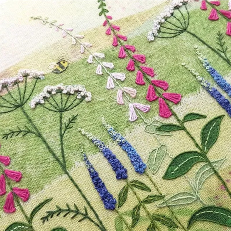 Foxgloves Embroidery Kit