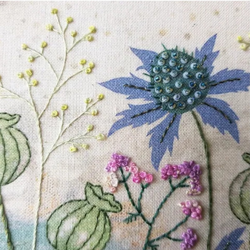 Sea Hollies Embroidery Kit