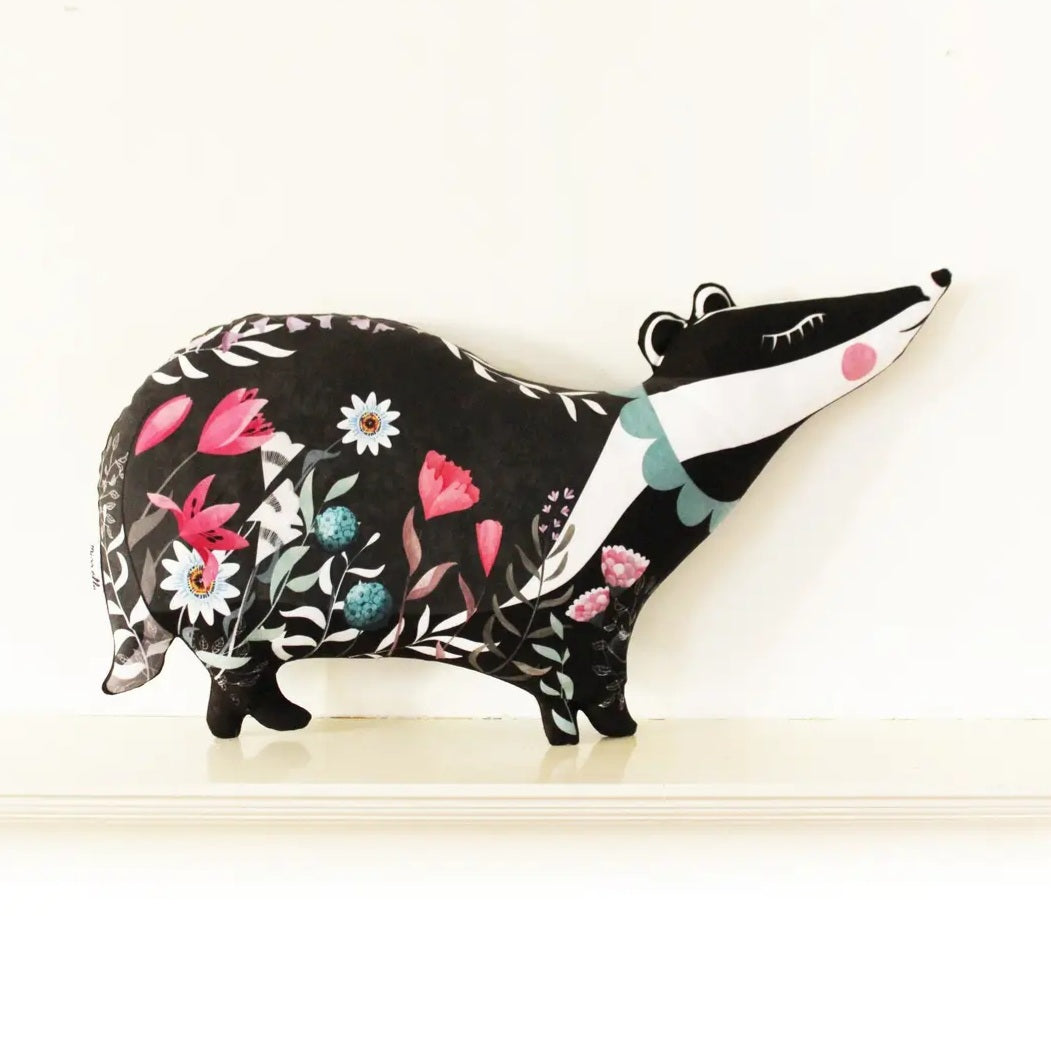 Floral Badger Cushion Kit