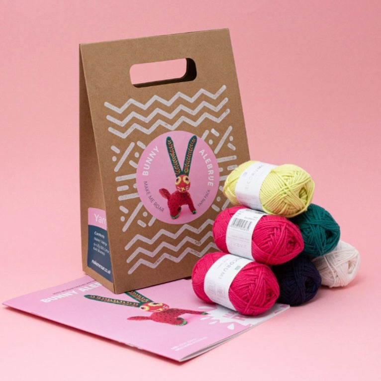 Bunny Alebrije Crochet Yarn Pack