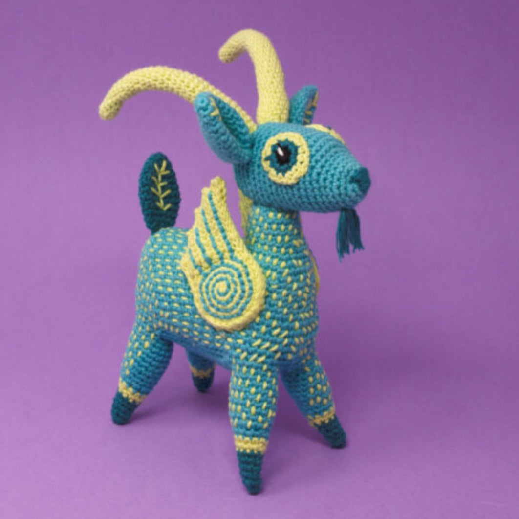 Goat Alebrije Crochet Yarn Pack