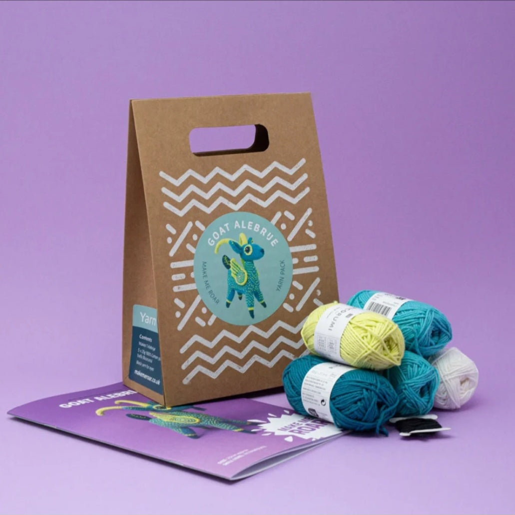 Goat Alebrije Crochet Yarn Pack