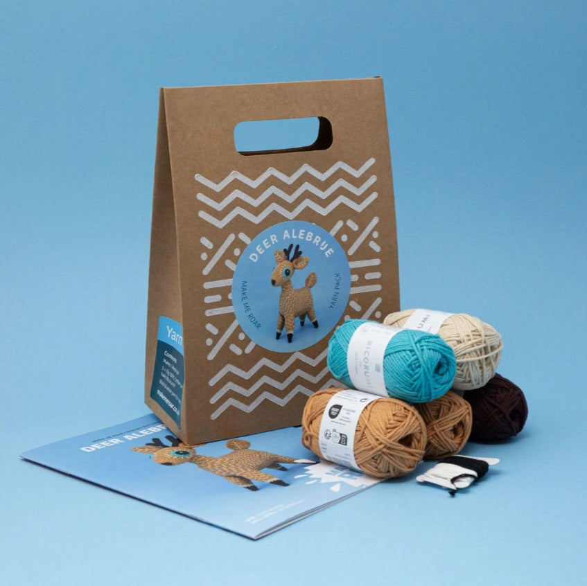 Deer Alebrije Crochet Yarn Pack
