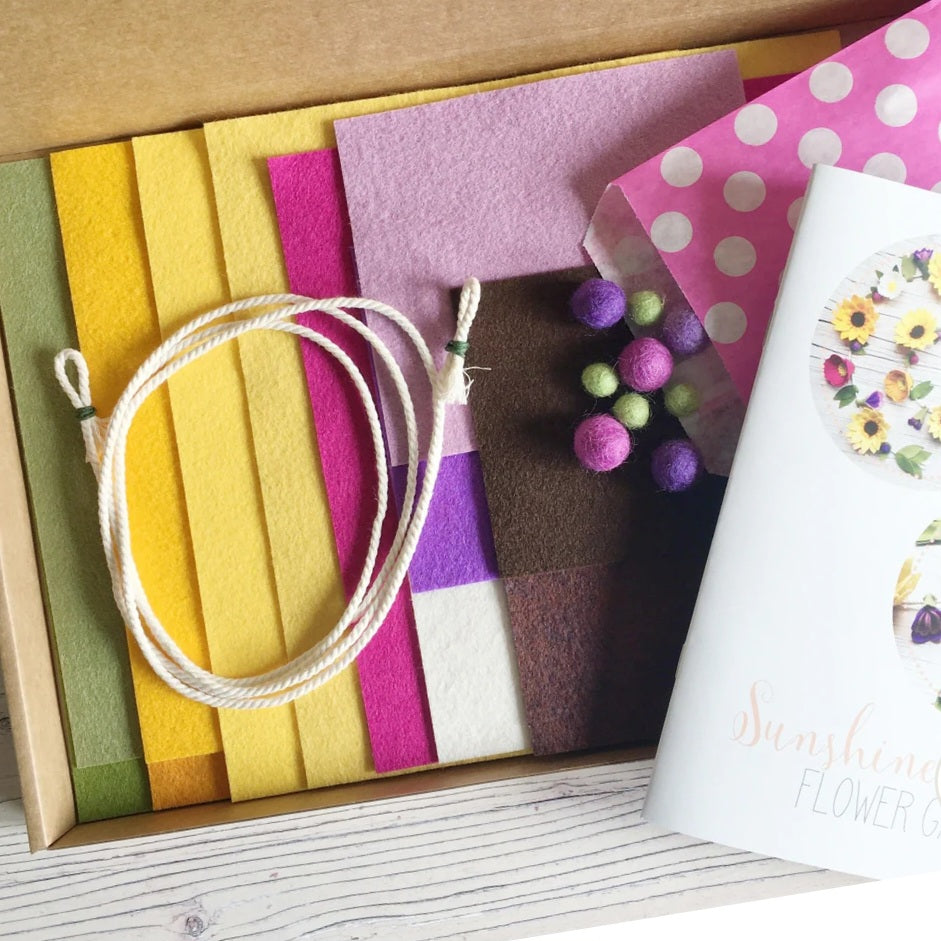 Sunshine Flower Garland Craft Kit
