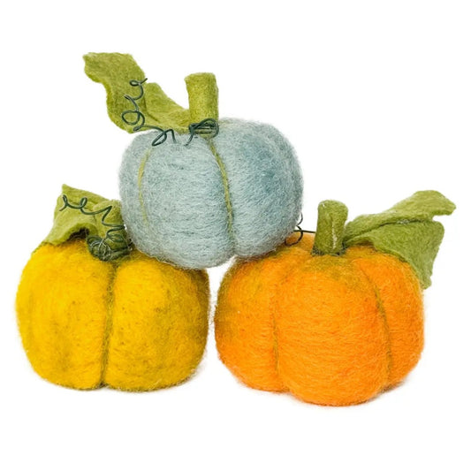 Woolly Pumpkins Needle Felting Kit