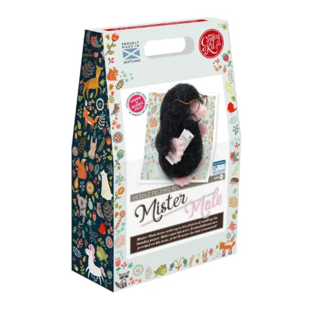 Mister Mole Needle Felting Kit