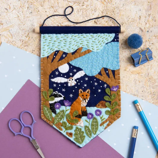 Woodland Pennant Felt Kit