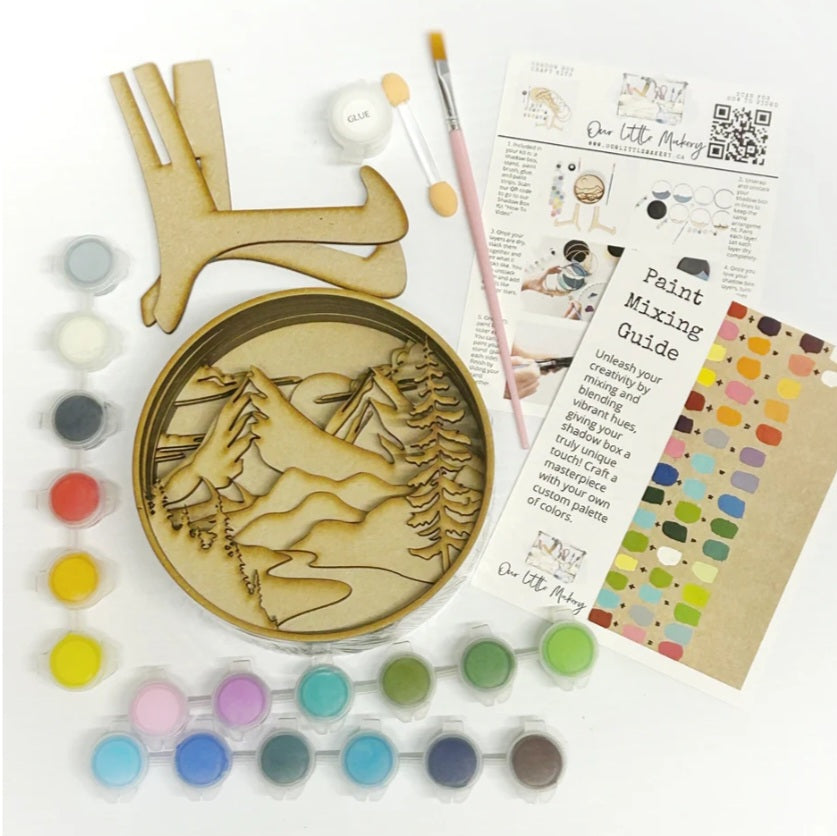 Adventure Awaits Shadow Box Kit