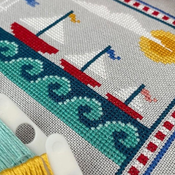 Sun, Sea and Sand Cross Stitch Kit