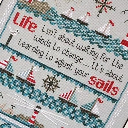 Adjust Your Sails Cross Stitch Kit