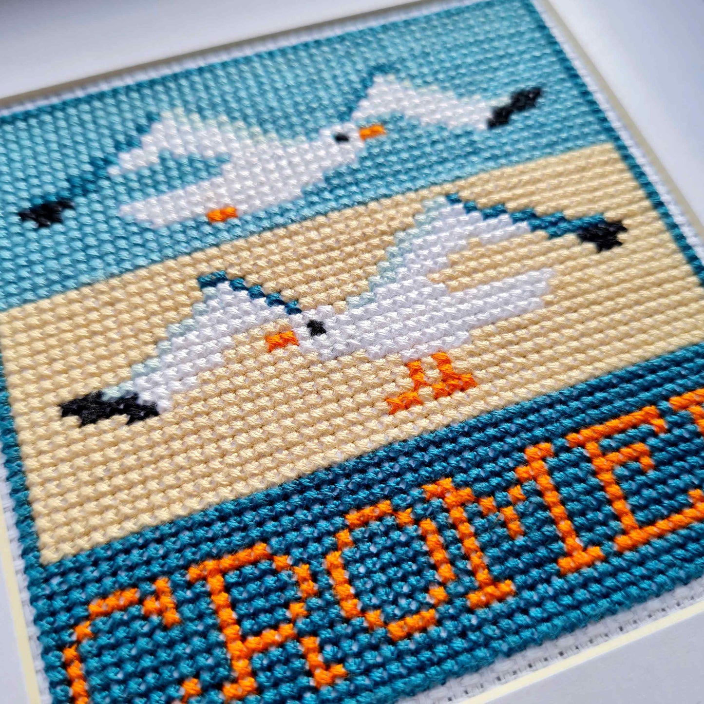 Cromer Seagulls Mini Counted Cross Stitch Kit