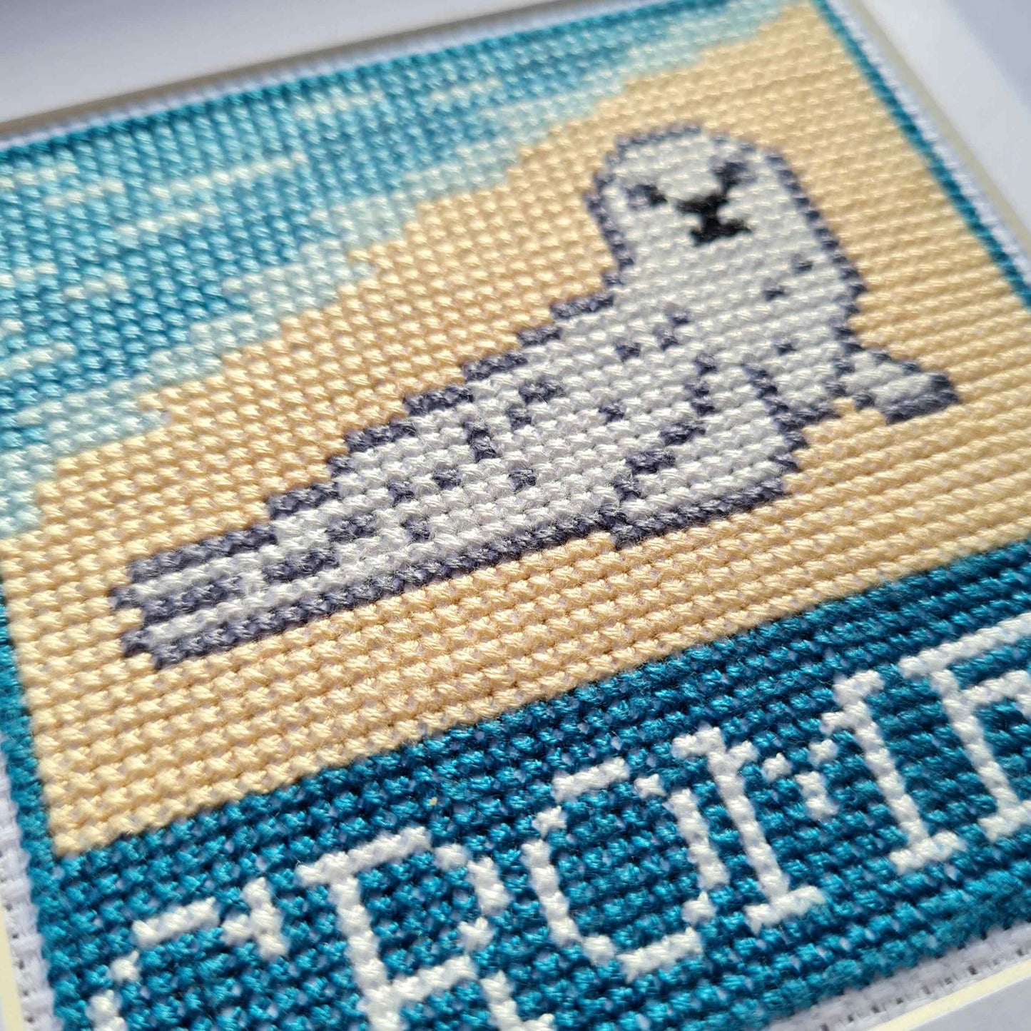 Cromer Seal Mini Counted Cross Stitch Kit