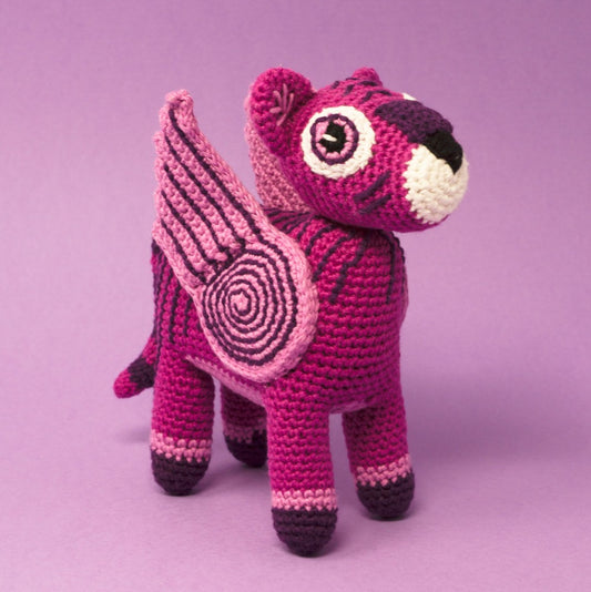 Tiger Alebrije Crochet Yarn Pack