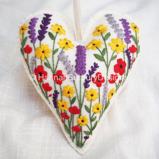 Wilma Heart Embroidery Kit